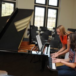 Jennifer teaching Abigail